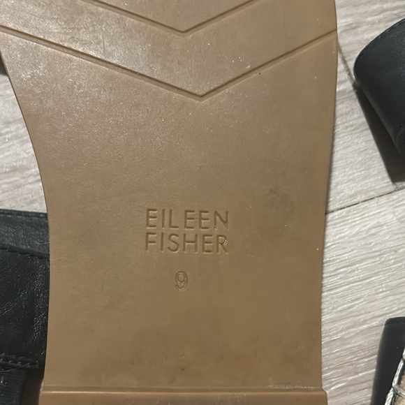 Eileen Fisher Black Espadrilles adjustable strap women’s size 9 - Picture 6 of 9